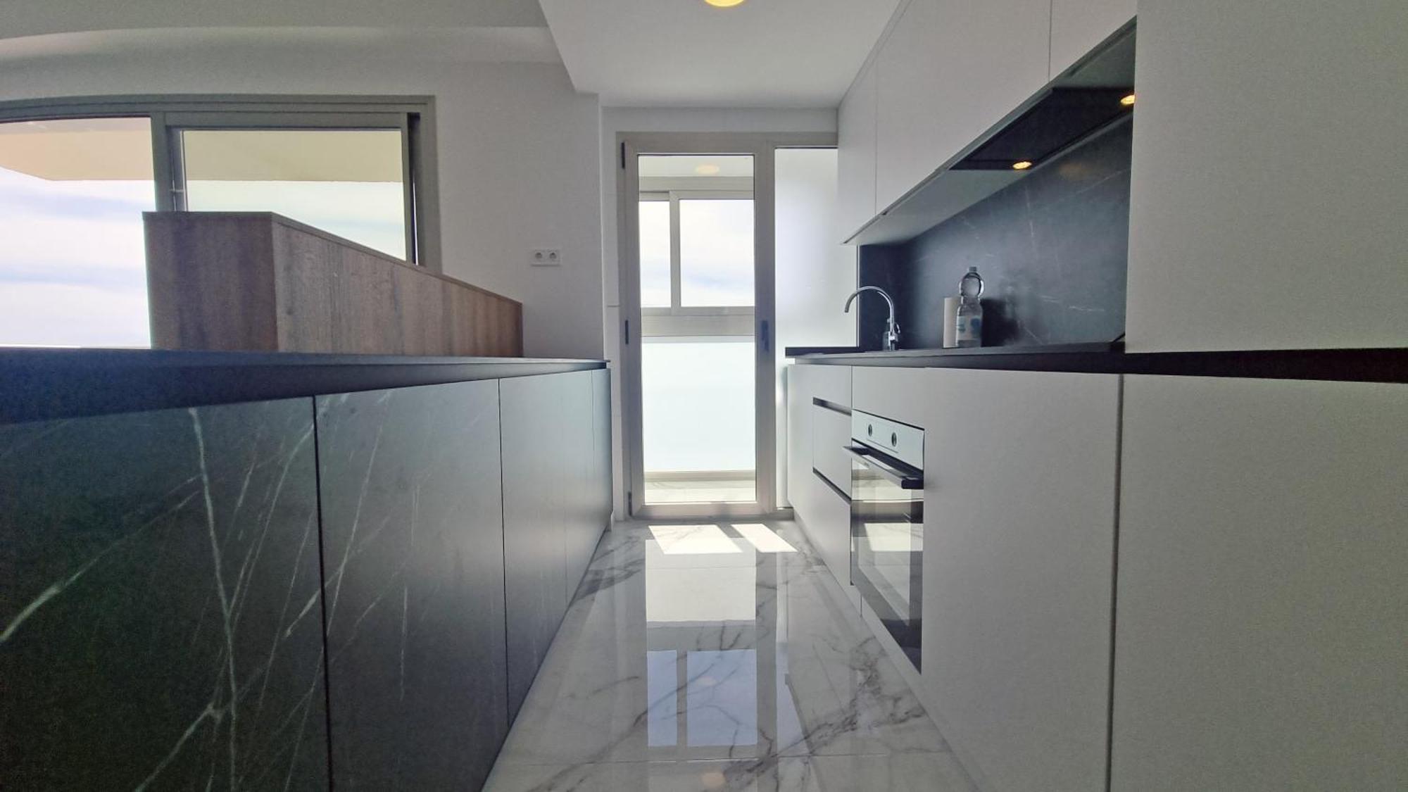 Апартаменты Skyline 37 Terraza Con Vista Al Mar Бенидорм Экстерьер фото